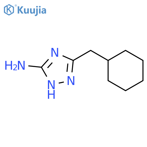 5-Cyclohexylmethyl-1H-[1,2,4]triazol-3-ylamine structure