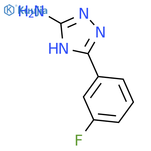 5-(3-Fluorophenyl)-4H-1,2,4-triazol-3-amine structure