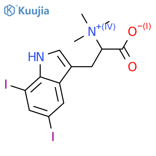 Hypaphorine; (S)-form, 5,7-Diiodo structure