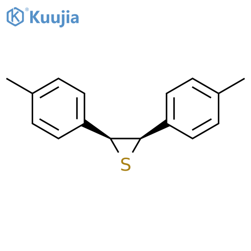 Thiirane, 2,3-bis(4-methylphenyl)-, (2R,3S)-rel- structure
