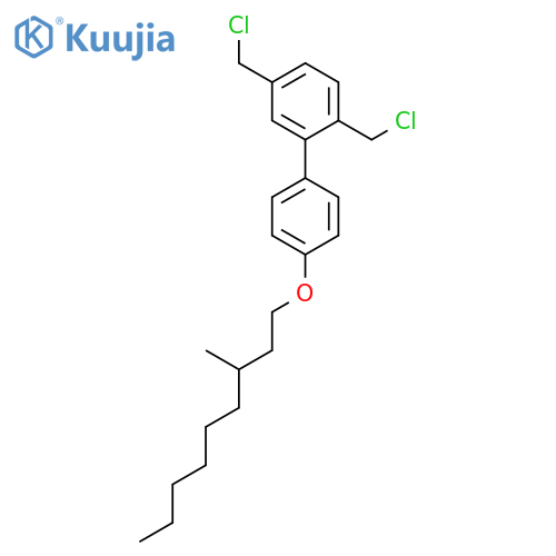 1,1'-BIPHENYL, 2,5-BIS(CHLOROMETHYL)-4'-[(3-METHYLNONYL)OXY]- structure