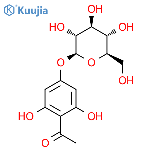 Phloracetophenone 4'-O-glucoside structure
