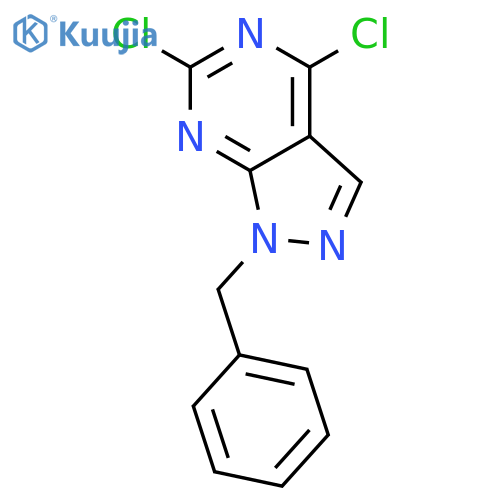 1-Benzyl-4,6-dichloro-1H-pyrazolo[3,4-d]pyrimidine structure