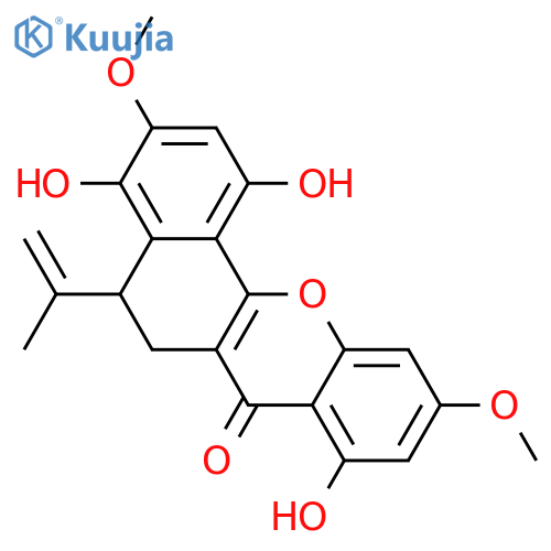 5,6-Dihydro-1,3,4,8,10-pentahydroxy-5-(1-methylethenyl)-7H-benzo[c]xanthen-7-one; (ξ)-form, 4',7-Di-Me ether structure