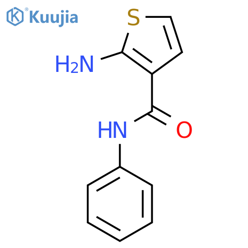 2-Amino-N-phenylthiophene-3-carboxamide structure