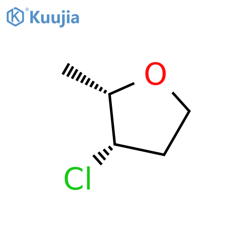 Furan, 3-chlorotetrahydro-2-methyl-, cis- structure