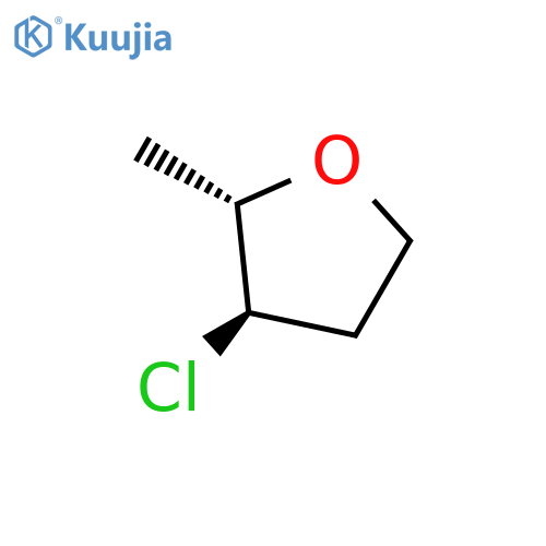FURAN, 3-CHLOROTETRAHYDRO-2-METHYL-, TRANS- structure