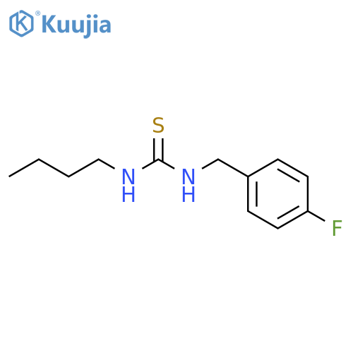 1-Butyl-3-(4-fluoro-benzyl)-thiourea structure