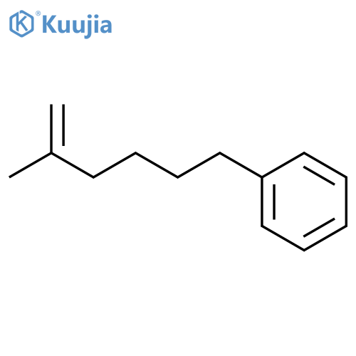 Benzene, (5-methyl-5-hexenyl)- structure