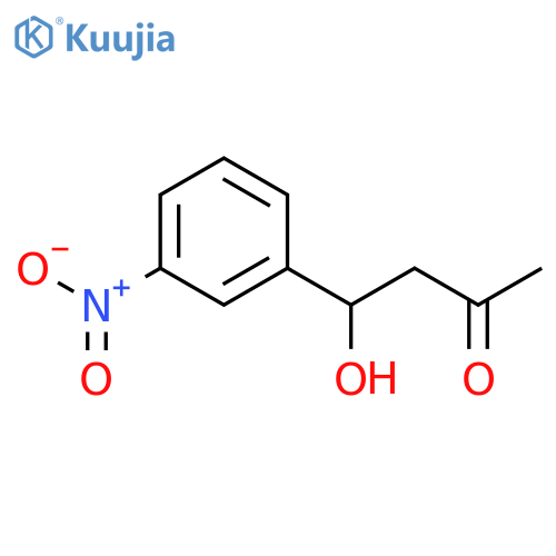 2-Butanone, 4-hydroxy-4-(3-nitrophenyl)-, (4R)- structure