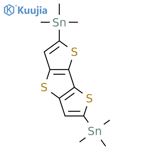 Stannane, dithieno[3,2-b:2',3'-d]thiophene-2,6-diylbis[trimethyl- structure