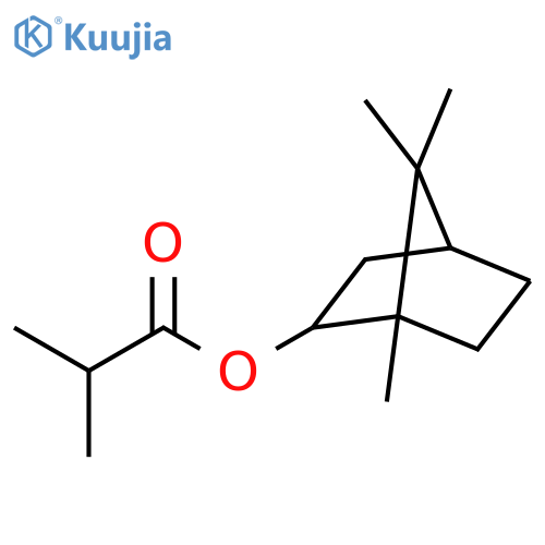 [(1r,3r,4s)-4,7,7-trimethyl-3-bicyclo[2.2.1]heptanyl] 2-methylpropanoate structure