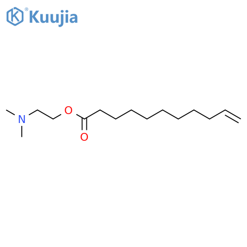 10-Undecenoic acid, 2-(dimethylamino)ethyl ester structure