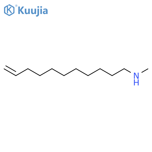 10-Undecen-1-amine, N-methyl- structure