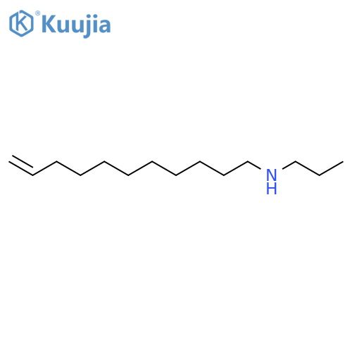 10-Undecen-1-amine, N-propyl- structure