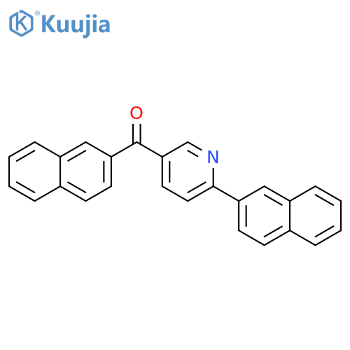 2-Naphthyl6-(2-naphthyl)-3-pyridinylmethanone structure