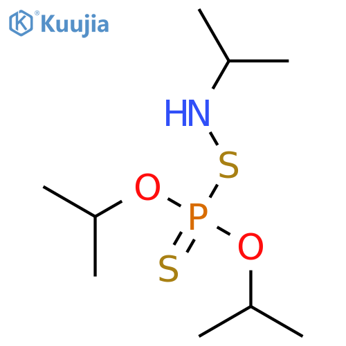2-Propanamine, N-[[bis(1-methylethoxy)phosphinothioyl]thio]- structure