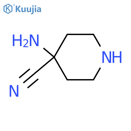 4-aminopiperidine-4-carbonitrile structure