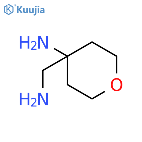4-(aminomethyl)oxan-4-amine structure