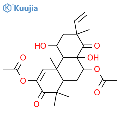2,7,8,11-Tetrahydroxy-1,15-isopimaradiene-3,14-dione; (7α,8β,11α)-form, 2,7-Di-Ac structure