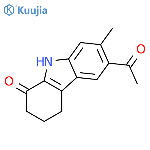 1H-Carbazol-1-one, 6-acetyl-2,3,4,9-tetrahydro-7-methyl- structure