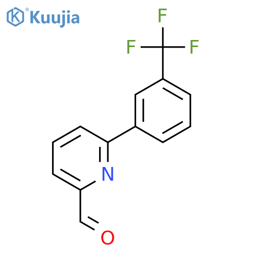 6-[3-(trifluoromethyl)phenyl]pyridine-2-carbaldehyde structure