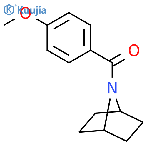 7-(4-methoxybenzoyl)-7-azabicyclo2.2.1heptane structure