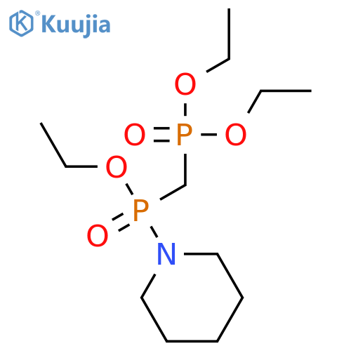PHOSPHONIC ACID, [(ETHOXY-1-PIPERIDINYLPHOSPHINYL)METHYL]-, DIETHYL ESTER structure