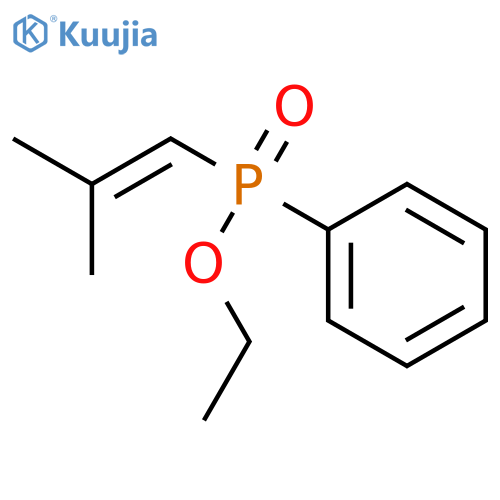 PHOSPHINIC ACID, (2-METHYL-1-PROPENYL)PHENYL-, ETHYL ESTER structure