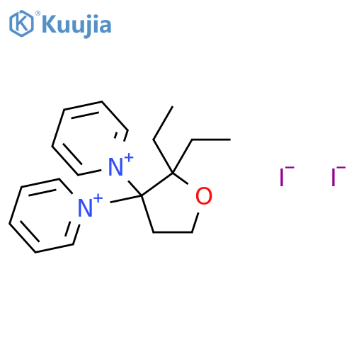 Methanaminium,N-(dihydro-3,3-diphenyl-2(3H)-furanylidene)-N-methyl-, iodide (1:1) structure