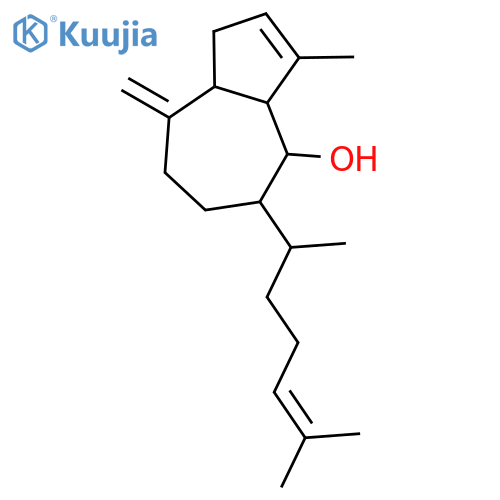 (3aS,4R,5S,8aR)-3-methyl-5-[(2R)-6-methylhept-5-en-2-yl]-8-methylidene-1,3a,4,5,6,7,8,8a-octahydroazulen-4-ol structure