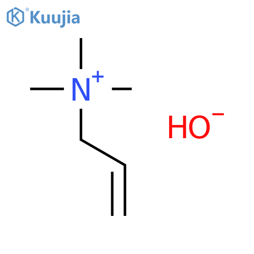 N,N,N-trimethylprop-2-en-1-aminium hydroxide structure