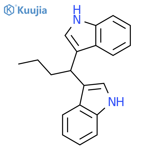 1H-INDOLE, 3,3'-BUTYLIDENEBIS- structure