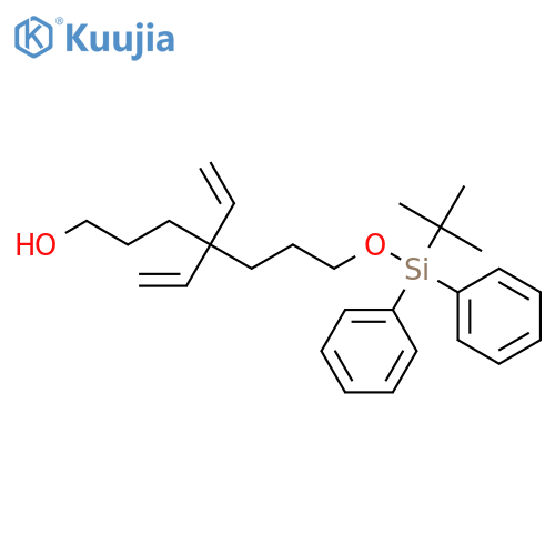 1-Heptanol, 7-[[(1,1-dimethylethyl)diphenylsilyl]oxy]-4,4-diethenyl- structure