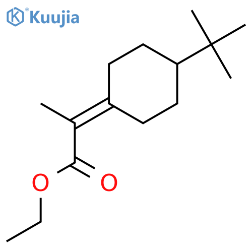 Ethyl 2-(4-(tert-butyl)cyclohexylidene)propanoate structure