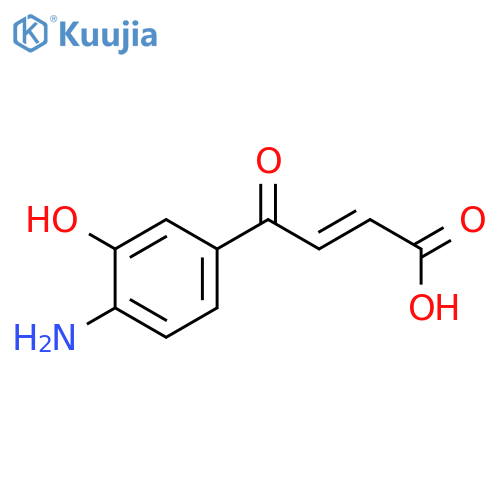 2-BUTENOIC ACID, 4-(4-AMINO-3-HYDROXYPHENYL)-4-OXO- structure