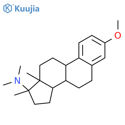 Estra-1,3,5(10)-trien-17-amine,3-methoxy-N,N,17-trimethyl-, (17b)- (9CI) structure