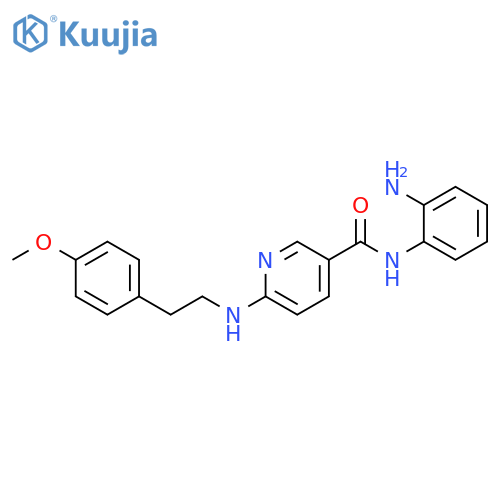 3-Pyridinecarboxamide,N-(2-aminophenyl)-6-[[2-(4-methoxyphenyl)ethyl]amino]- structure