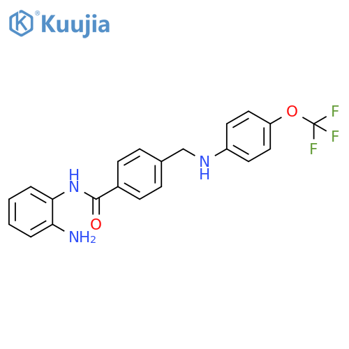 Benzamide,N-(2-aminophenyl)-4-[[[4-(trifluoromethoxy)phenyl]amino]methyl]- structure