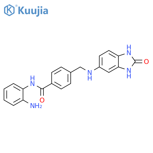 Benzamide,N-(2-aminophenyl)-4-[[(2,3-dihydro-2-oxo-1H-benzimidazol-5-yl)amino]methyl]- structure