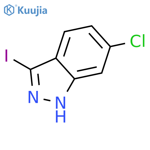 6-Chloro-3-iodo-1H-indazole structure