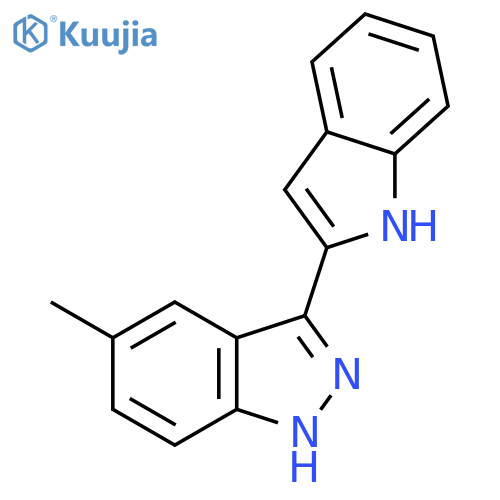 3-(1H-indol-2-yl)-5-methyl-1H-Indazole structure