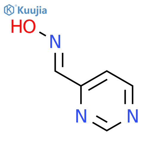 (4E)-pyrimidine-4-carbaldehyde oxime structure