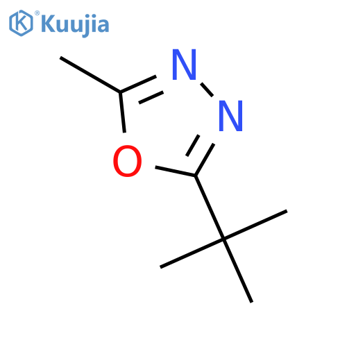 1,3,4-OXADIAZOLE, 2-(1,1-DIMETHYLETHYL)-5-METHYL- structure
