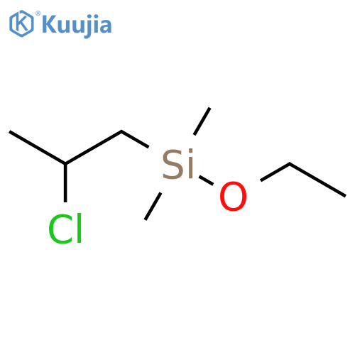 Silane, (2-chloropropyl)ethoxydimethyl- structure