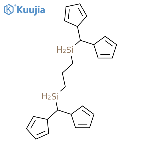 SILANE, 1,3-PROPANEDIYLBIS[DI-2,4-CYCLOPENTADIEN-1-YLMETHYL- structure