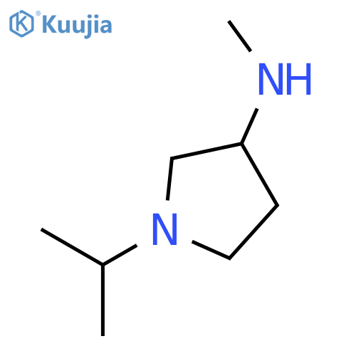 N-methyl-1-(propan-2-yl)pyrrolidin-3-amine structure