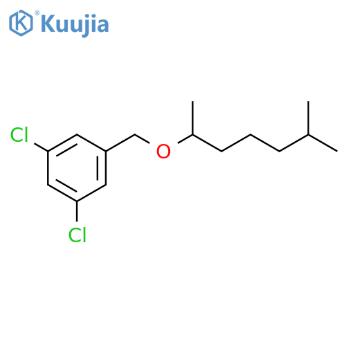Benzene, 1,3-dichloro-5-[[(1,5-dimethylhexyl)oxy]methyl]- structure