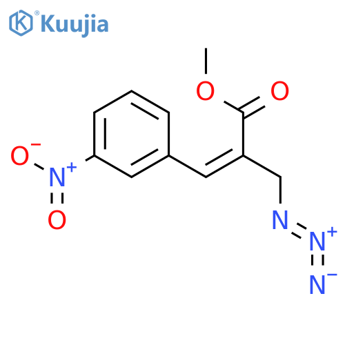 2-Propenoic acid, 2-(azidomethyl)-3-(3-nitrophenyl)-, methyl ester structure