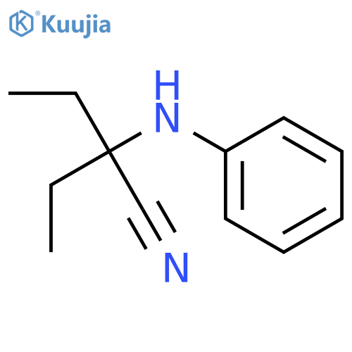 BUTANENITRILE, 2-ETHYL-2-(PHENYLAMINO)- structure